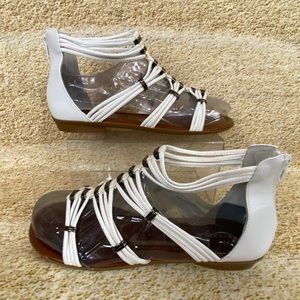 White Andrea Sandals